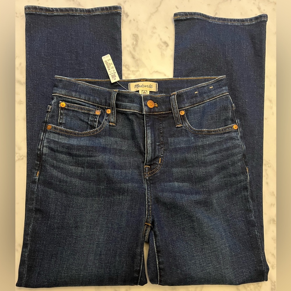 Madewell Mid-Rise Kick Out Crop Jeans